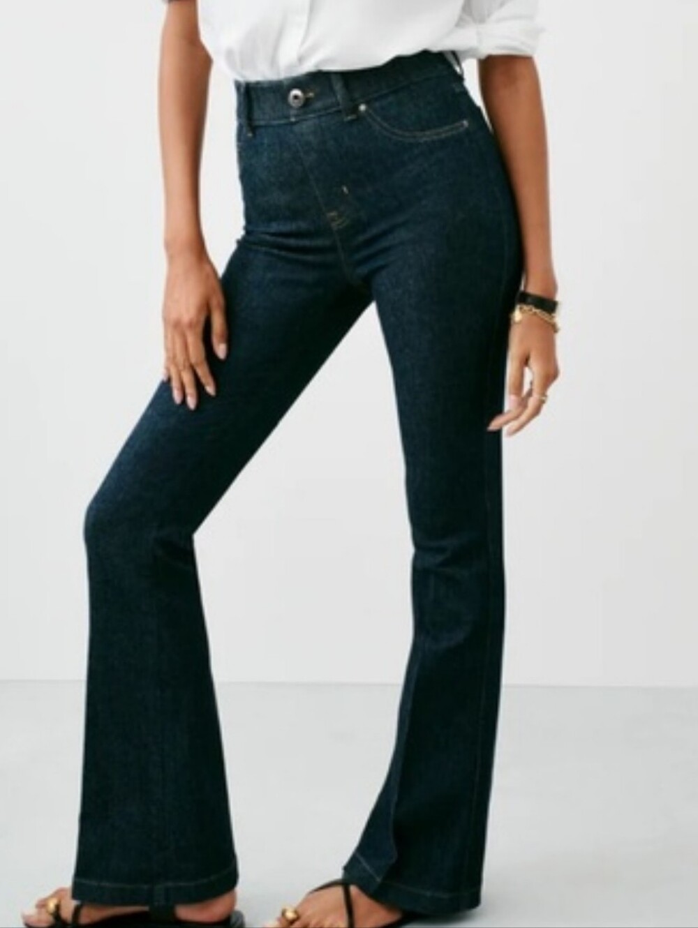 Spanx Denim Flare Jeans Size Small